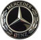 Mercedes-Benz Sternplakette schwarz für C-Klasse W204, W205