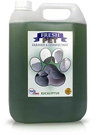 Trade Chemicals Pet Disinfectant Deodoriser Cleaner Kennels Artificial Grass Fresh Pet 5L (Eucalyptus)
