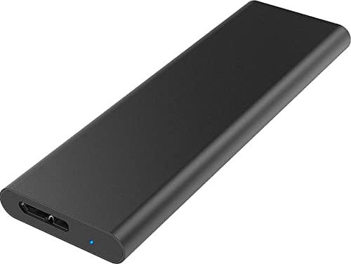 SABRENT M.2 SSD Enclosure to USB 3.2 Adapter, Fast Data Transfer, External SATA Based M.2 Solid State Hard Drive Converter NGFF, Premium Aluminum, Supports B+M Key (only for M.2-SATA-SSD) (EC-M2MC)