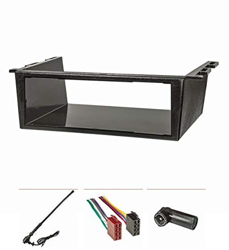 tomzz Audio 2400-033 Universal Autoradio Einbauset Unterbau Gummiantenne Antennenadapter DIN ISO