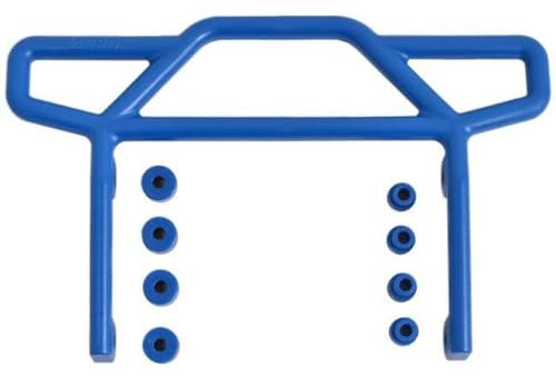 Mrp RPM BLUE REAR BUMPER for TRAXXAS ELEC RUSTLER 2WD