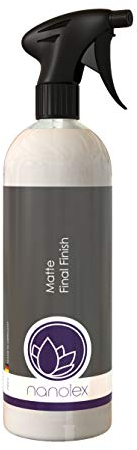 Nanolex Matte FinalFinish 100 ml, Autoreinigung & Autopolitur für perfektes Finish, Quick Detailer, anwendbar auf allen Mattlacken und Folien & Kunststoff, wasserabweisend, silikonfrei