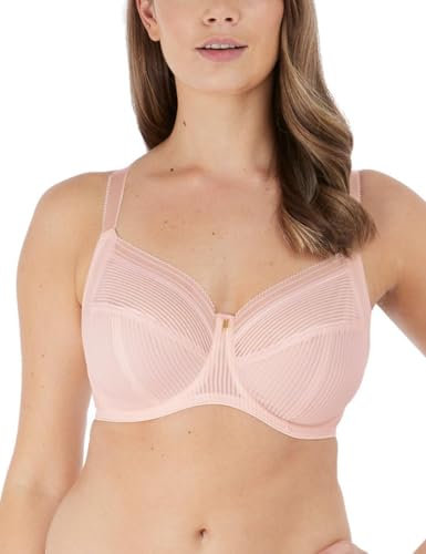 Fantasie Women's Fusion Underwire Full Cup Side Support Bra Coverage, Semi-Sheer, Blush, FF