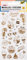 folia 19601 - Metallic - Sticker I mit sommerlichen Motiven, 25 Stück, ideal geeignet zum Verzieren von Grußkarten, Bastelarbeiten und Scrapbooking