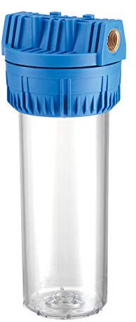 FILTRO ACQUA CARTUCCIA ANTICALCARE POLIFOSFATI SALE ODORI CARBONI E IMPURITA' (Portafiltro da 3/4)