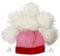 Furryvalley Kunstfell-Bommel, flauschige Bälle für Hüte, Schuhe, Schals mit Druckknopfverschluss, abnehmbare Strickmütze, Reithut, Seidenzubehör, 15,2 cm, extra groß (Farbe 2#), 6 Stück