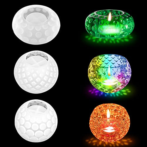 XINRANFF Kerzenhalter Silikonform, Gießform Kerzenhalter Silikonform, Teelichthalter Silikonformen Kerzenhalter Stabkerze Epoxidharz Formen für DIY Kerzenständer Kunst Heimdekoration