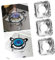 BESTonZON Gas Cooker 20pcs/2 Sets/Accessories Resistant Protectors Paper Liners Greaseproof Bibs Heat Protector Foil X Cleaning Burners Aluminum Cm Rangetop Cooking Range Mat for Hob Cover