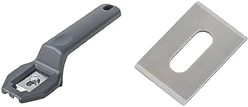 wolfcraft Kantenschneider 4300000 mit Ersatzklingen 4310000 I Zum sauberen Konturieren von Umleimern