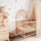 Neukids Regenbogen Wandtattoo Kinderzimmer Boho Wandsticker Regenbogen Sonne Herz Wandtattoo Mädchenzimmer Schlafzimmer Wohnzimmer Babyzimmer Korridore Wanddeko
