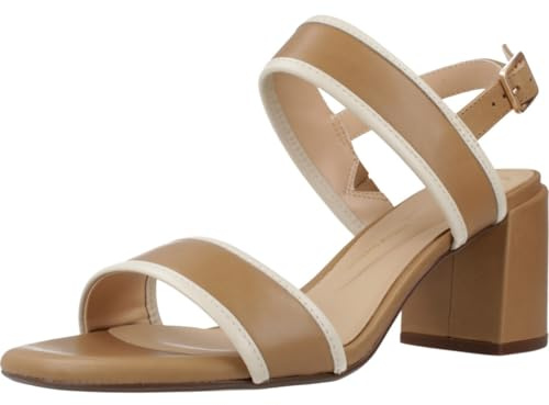 Clarks Serina35 Cross Womens Cream Leather, 3