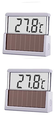 POPETPOP 2st Thermometer Wassertemperaturmesser Weiß Aquarium Lichtenergie