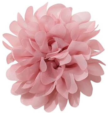 Broche délicate en forme de fleur de camélia - Broche en forme de rose classique pour mariage, fête, danse, banquet - Pour femme et fille - Élégante broche pour robe - Costume - Accessoires, Soie, Pas