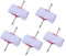 Blutiger Nagel durch Finger 5pcs Neuheit blutiger Nagel durch Finger Streich Trick Witz Magie April Dummkopf Halloween Party Parodie Spielzeug,