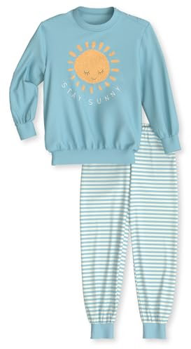 CALIDA Toddlers Bündchen-Pyjama Kinder, aus 100% weicher Bio Baumwolle, weiche Bündchen für zusätzliche Wärme, pflegeleicht