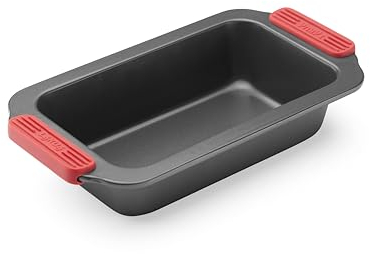 Lékué Molde Rectangular Pastelería antiadherente Metálico, 28 cm