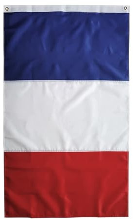 Drapeau français Jorzer - Bleu, Blanc, Rouge - 90 x 60 cm - Patriotique - Intérieur/Extérieur - Fêtes nationales