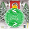 Palla di Natale Gonfiabile Gigante Con Luce LED 60cm - Extra Grande Decorazione per Esterno, Cortile - Illuminazione per Festività