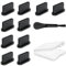 AUZOSL USB C Staubschutzstopfen 12 Stück, mit Reinigungsbürste & Aufbewahrungsbox für iPhone 15, iPhone 16 Pro Max, Neu iPad, iPad Pro Air Mini, Airpods, Samsung, Xiaomi, Motorola, Nothing Phone, Poco