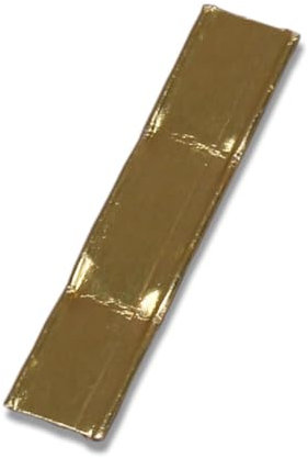 Clip-Fix Verschlüsse, Kartonummantelung mit Draht verstärkt, Gold/Uni,40mm, 1000 Stück