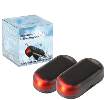 Auto-Interferenz-Anti-Frost-Gerät, Tragbare Kinetische Molekularheizung Auto Enteiser Mini Heizung, Frontscheiben-Entfeuchtungsheizung, Auto Diffusoren für ätherische Öle (2 Stück)