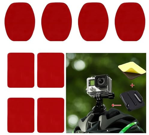 Luxiremi 8 Pcs Dash Cam Sticky Pads for Nextbase,3M Sticky Pads Double Sided,Double Sided Adhesive Mount,Sticky Pads for Nextbase Adhesive Mount Sticky Pads for GoPro Hero Action Camera Car Dashcam.