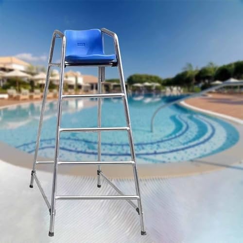 Generisch Hohe, abnehmbare Rettungsschwimmerstühle, Leiterhocker mit Langer Lebensdauer für Wasserparks und öffentliche Schwimmbäder, Schiedsrichter-Beobachtungssitz für Wettkämpfe (Größe: Klein (120