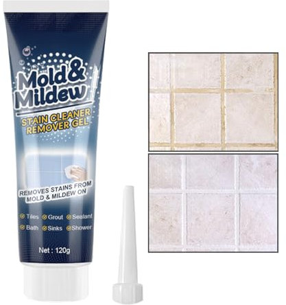 Remplissage de mortier de tuile-tube de mastic de mortier blanc de 120 g, pâte de réparation de carreaux éco-conscient, charge non toxique et facile à appliquer le sol au mur