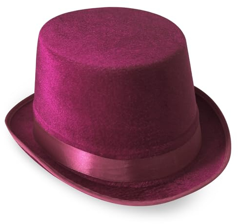 Wildarms Schwarzer Zylinder für Herren, schwarzer Magier-Partyhut für Erwachsene, viktorianisches Kostüm, Hüte für Cosplay, Halloween, Karneval