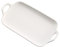 GLEAVI Ceramic Baking Pan with Double Handles Nonstick Ovenware White Porcelain Serving Tray for Baking and Food Serving Microwave Safe and Easy to Clean