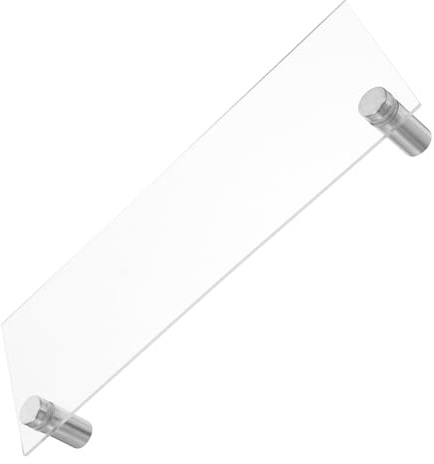 BESPORTBLE Acrylic Desk Name Plate Sign Desktop Name Tag for Office and Classroom Use Acrylic Nameplate Holder
