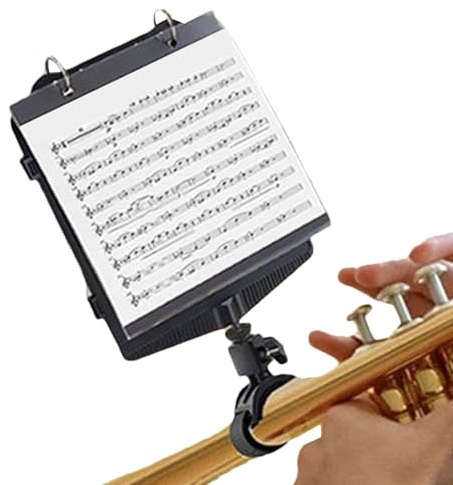Notenständer - Notenhalter Für Trompete Posaune,Zubehör für Kleine Trommel Großtrommel Klarinette Klavier Gitarre