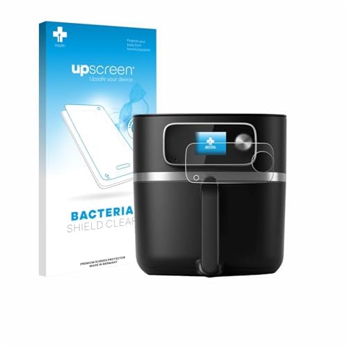 upscreen Antibakterielle Schutzfolie für Philips Airfryer HD9880/90 Klare Displayschutz-Folie