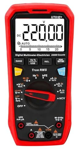 ZYNCUE UT61E+ Digital-Multimeter für UNI-T, 22000 Counts True RMS mit USB-Datenübertragung, NCV und Tiefpassfilter