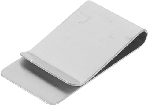 MOBUTOFU Pinzas Doble Cara Acero Inoxidable para Diseño Elegante de Billetes y Portabilletes Ultradelgado Adecuado para Uso Diario y Bolsillo Delantero