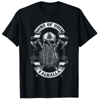 VIKINGS RISE-SONS OF ODIN- Vikings Nordish Odin Thor T-Shirt T-Shirt