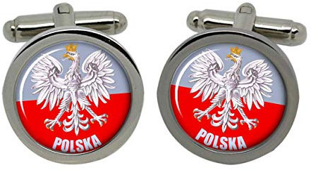 Gift Shop Politur Adler Runde Manschettenknöpfe IN Box