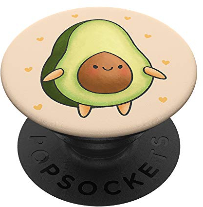 PopSockets Avocado PopSockets PopGrip: Ausziehbarer Sockel und Griff für Handys/Tablets mit Tauschbarem Top