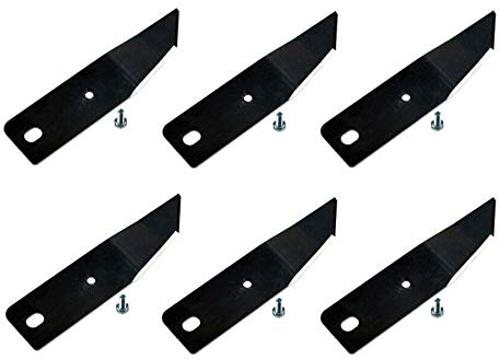6 X 10,6 CM Rasenmähermesser für AL-KO Robolinho 100 1000 1100 3000 3100 4000 4100