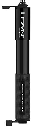 Lezyne Mini Pump Grip Drive HV, M 230 mm, Black