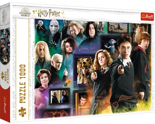 Trefl, Puzzle, Die Zaubererwelt, Harry Potter, 1000 Teile, Premium Quality, für Erwachsene und Kinder ab 12 Jahren