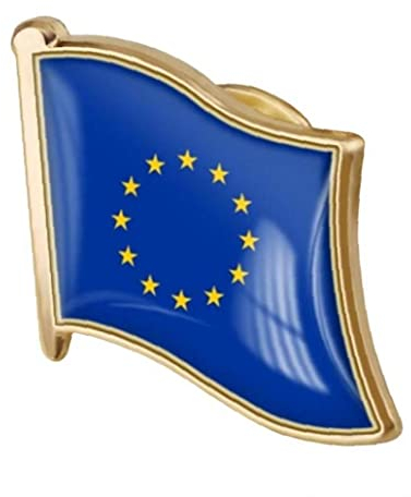 1 Stück Europäer Union Flagge Pin Abzeichen Metall Email Revers Pin Brosche Europäische Union Der Flagge Abzeichen Neuheit Zubehör
