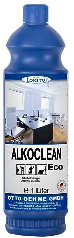 Lorito Alkoclean Eco 248 Bodenreiniger 1l, Alkoholreiniger mit Duft, Boden Reinigungsmittel für PVC, Fliesen und Parkett