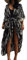 Tie Dye Beach Kimono Cardigan,Long Swimsuit Bikini Beach Cover Up, Open Front,Casual Loose Flowy (Black, One Size)
