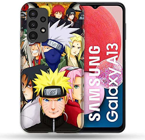 Cokitec Coque pour Samsung Galaxy A13 / A04S Manga Naruto Team Multicolore