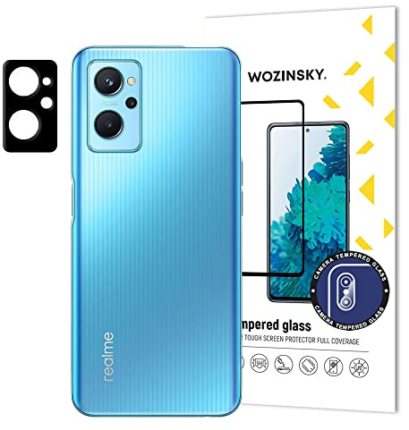 COFI 1453 Full Camera Glass 9H Full Kamera Schutzglas Tempered Glass Kameraschutz kompatibel mit Realme 9i