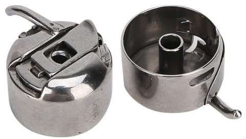 nähmaschinen zubehör, nähmaschine Spulenkapsel, 2 Stück 3 x 1,6 x 0,4 cm Metall-Umkehrspulenkapsel Nähmaschinenzubehör Haushaltsmaschinen passend für Stickmaschine, Haushaltsnähmaschine Nähzubehör