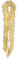 Uposao Federboa Weihnachtsboa, 200CM Federboa Flauschige Straußenfeder Verkleidungszubehör Halloween Handwerk Hochzeitsdekoration Girlande Federschal Damen Mädchen Karnevals Kostüm Accessoire,Gold
