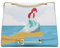Loungefly Disney Crossbody Bag Little Mermaid Tritons Nue offiziell Blau One Size