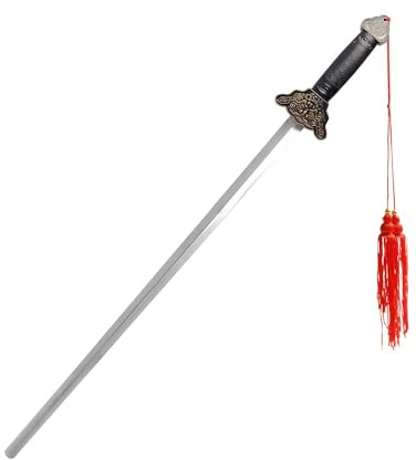 Simple polymer Telescopic Retractable Sword, Kung Fu Taichi Chinese Sword, Practice Performing Magic Sword, Halloween Role Play